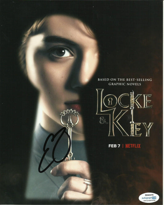 EMILIA JONES SIGNED LOCKE AND KEY 10X8 PHOTO (1) ALSO ACOA CERTIFIED