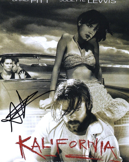 JULIETTE LEWIS SIGNED KALIFORNIA 10X8 PHOTO (1)