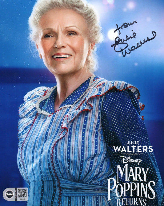 JULIE WALTERS SIGNED MARY POPPINS 10X8 PHOTO ALSO SWAU