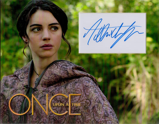 ADELAIDE KANE SIGNED 14X11 ONCE UPON A TIME PHOTO MOUNT (1)