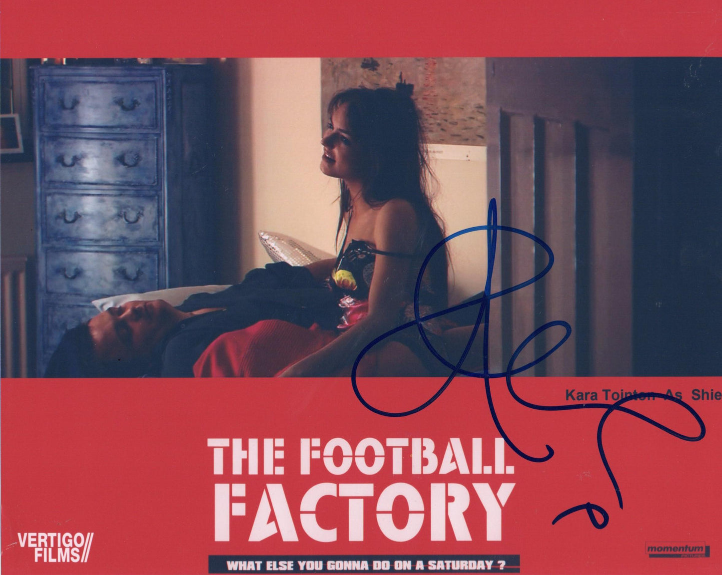 KARA TOINTON SIGNED THE FOOTBALL FACTORY 10X8 PHOTO