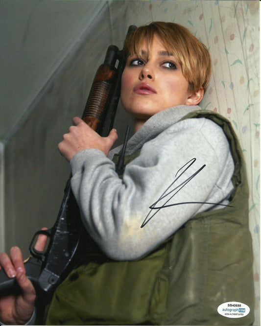 KEIRA KNIGHTLEY SIGNED DOMINO 10X8 PHOTO (1) ALSO ACOA CERTIFIED