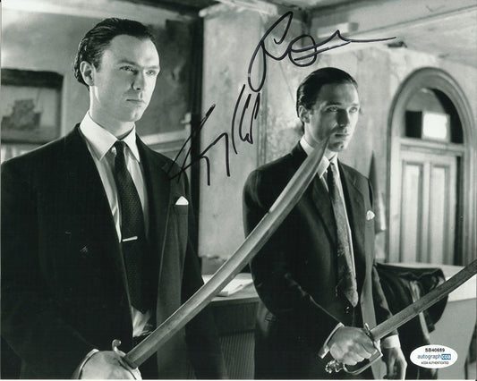 MARTIN AND GARY KEMP SIGNED THE KRAYS 10X8 PHOTO (2) ALSO ACOA CERTIFIED
