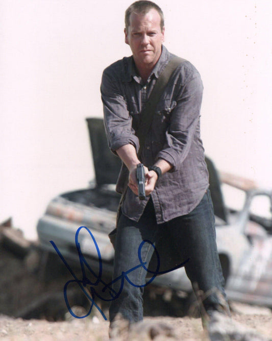 KIEFER SUTHERLAND SIGNED 24 8X10 PHOTO (6)