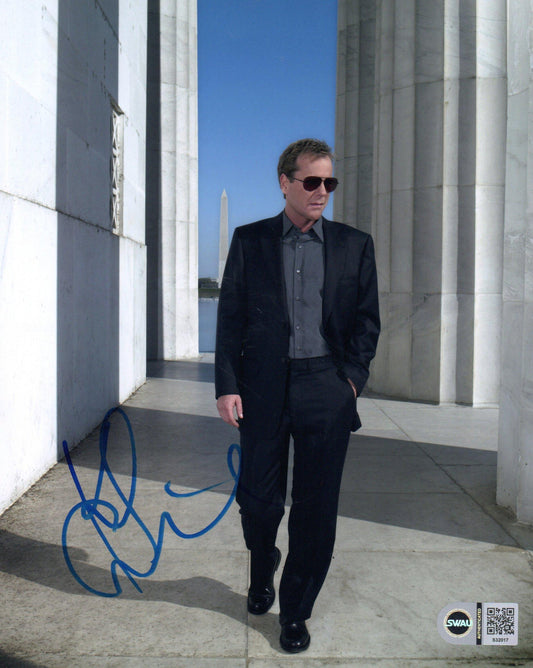 KIEFER SUTHERLAND SIGNED 24 8X10 PHOTO (5) ALSO SWAU