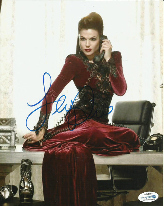 LANA PARRILLA SIGNED ONCE UPON A TIME 10X8 PHOTO (2) ALSO ACOA