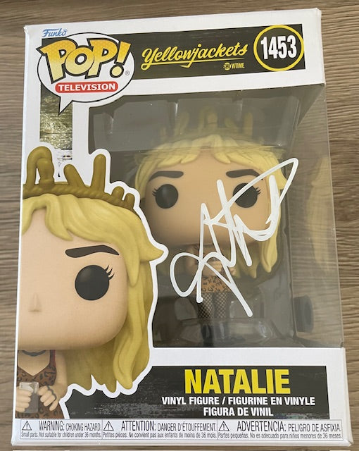 JULIETTE LEWIS SIGNED NATALIE YELLOWJACKETS FUNKO POP (2) ALSO SWAU