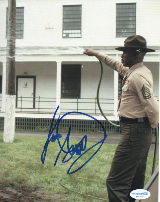 LOUIS GOSSETT JNR SIGNED AN OFFICER AND A GENTLEMAN 8X10 PHOTO ALSO ACOA (2)