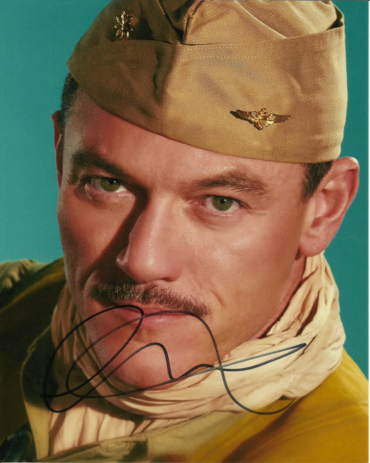LUKE EVANS SIGNED MEDWAY 8X10 PHOTO