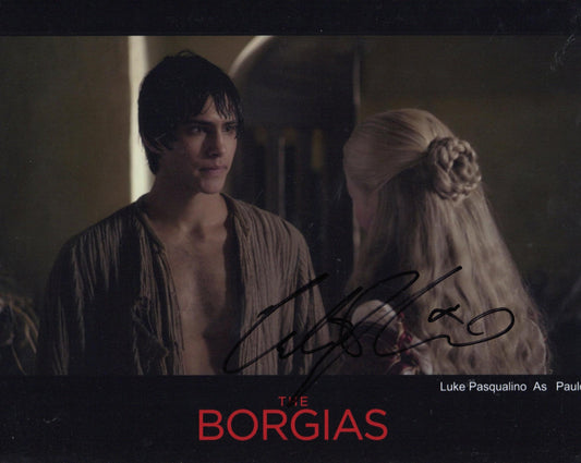 LUKE PASQUALINO SIGNED THE BORGIAS 8X10 PHOTO