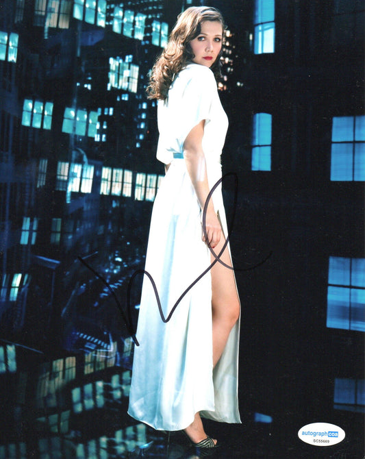 MAGGIE GYLLENHAAL SIGNED THE DARK KNIGHT 10X8 PHOTO (4) ALSO ACOA