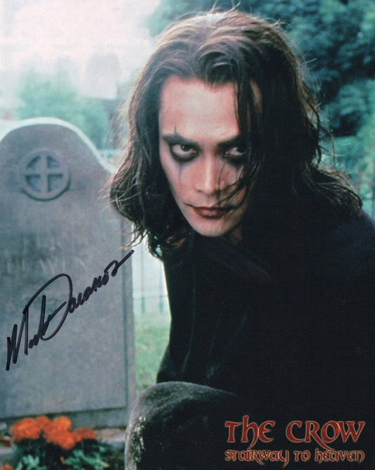 MARK DACASCOS SIGNED THE CROW 8X10 PHOTO