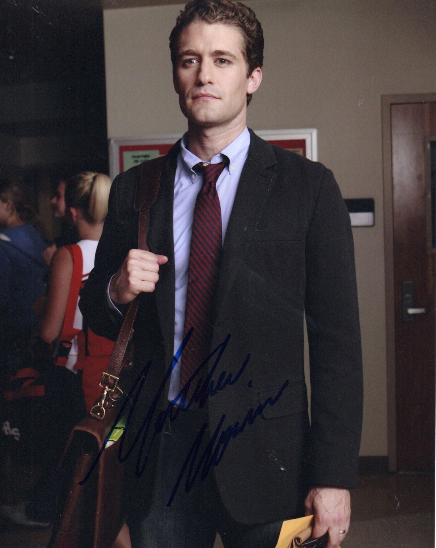 MATTHEW MORRISON SIGNED GLEE 8X10 PHOTO