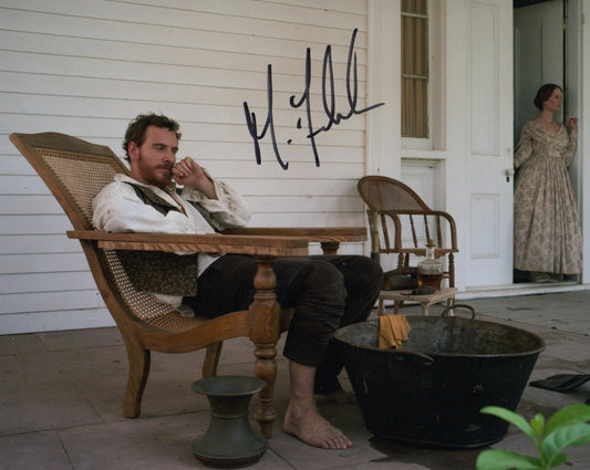 MICHAEL FASSBENDER SIGNED 12 YEARS A SLAVE 8X10 PHOTO