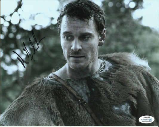 MICHAEL FASSBENDER SIGNED CENTURION 8X10 PHOTO (1) ALSO ACOA