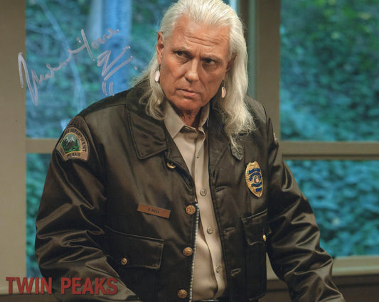 MICHAEL HORSE SIGNED TWIN PEAKS 8X10 PHOTO (1)