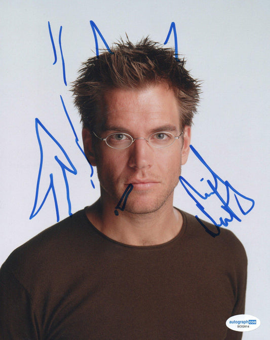 MICHAEL WEATHERLY SIGNED 8X10 PHOTO (2) ALSO DOODLE AND ACOA