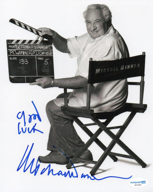 MICHAEL WINNER SIGNED 8X10 PHOTO (1) ALSO ACOA