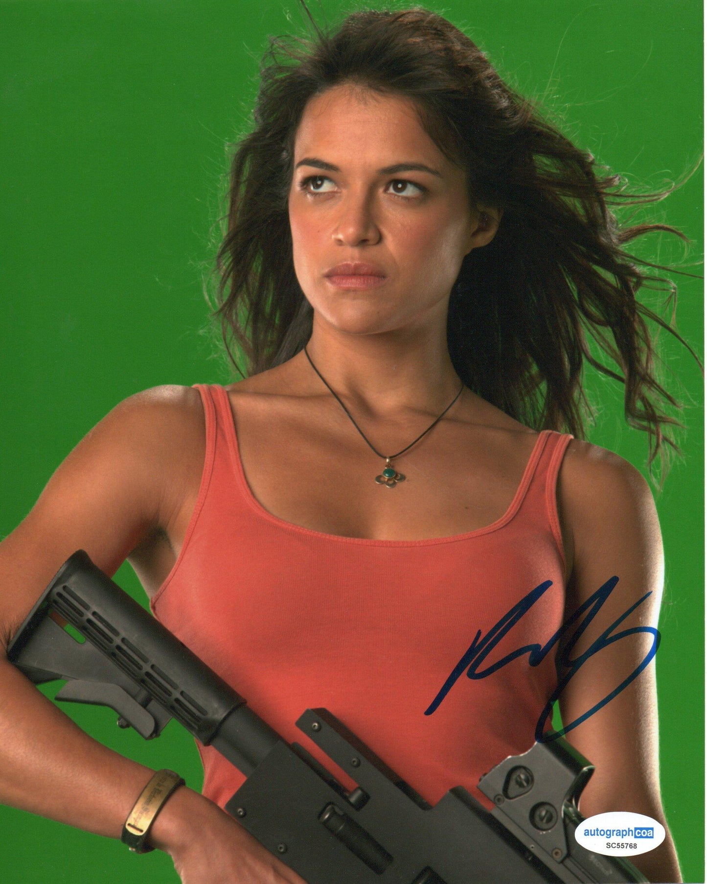 MICHELLE RODRIGUEZ SIGNED AVATAR 10X8 PHOTO (2) ALSO ACOA