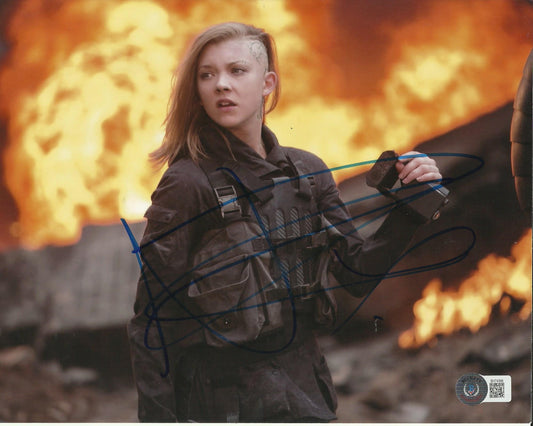 NATALIE DORMER SIGNED HUNGER GAMES 8X10 PHOTO (1) ALSO BECKETTS COA
