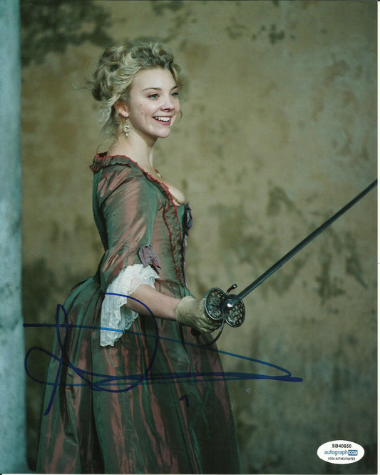 NATALIE DORMER SIGNED SEXY 8X10 PHOTO (2) ALSO ACOA