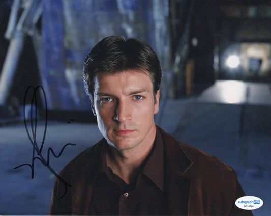 NATHAN FILLION SIGNED FIREFLY 8X10 PHOTO also ACOA certified (3)