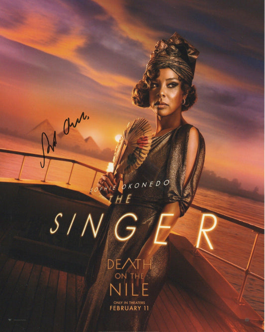 SOPHIE OKONEDO SIGNED DEATH ON THE NILE 8X10 PHOTO (1)