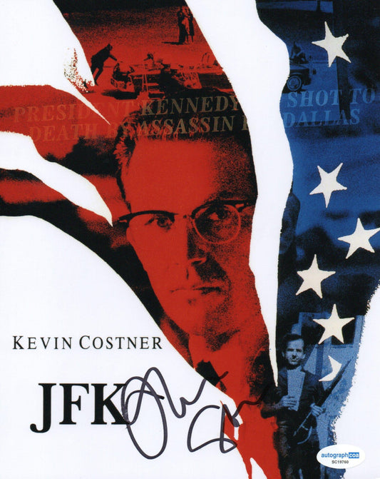 OLIVER STONE SIGNED JFK 8X10 PHOTO ALSO ACOA