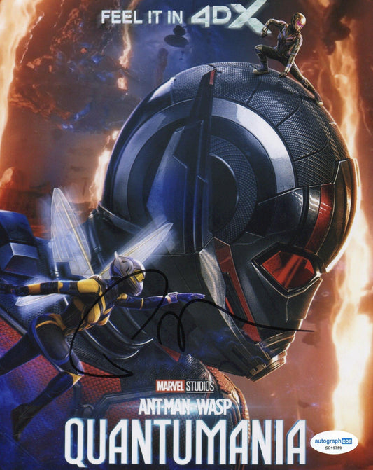 PAUL RUDD SIGNED ANT-MAN 8X10 PHOTO (1) ALSO ACOA