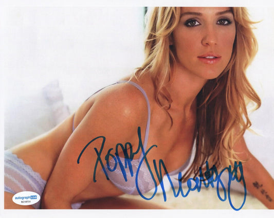 POPPY MONTGOMERY SIGNED SEXY 10X8 PHOTO (1) ALSO ACOA