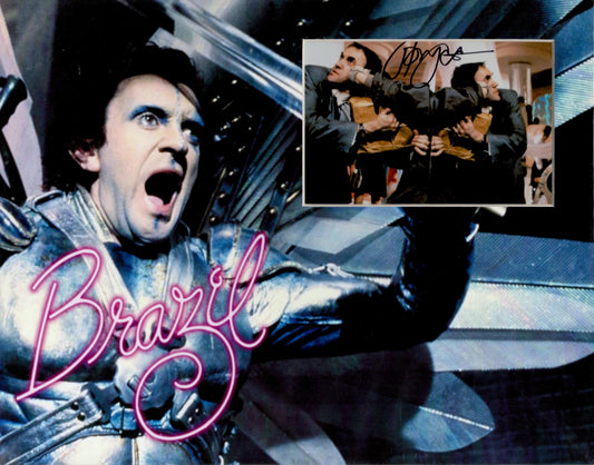 JONATHAN PRYCE SIGNED 14X11 BRAZIL PHOTO MOUNT (3)