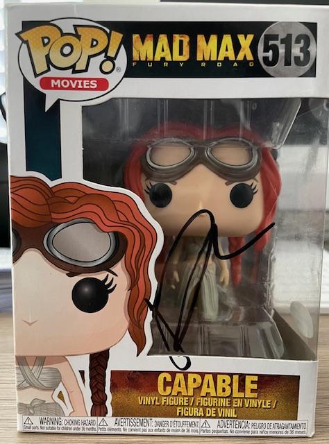 RILEY KEOUGH SIGNED CAPABLE MAD MAX FUNKO POP ALSO ACOA