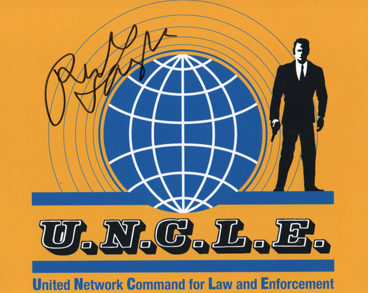 ROBERT VAUGHN SIGNED MAN FROM UNCLE 8X10 PHOTO (5)