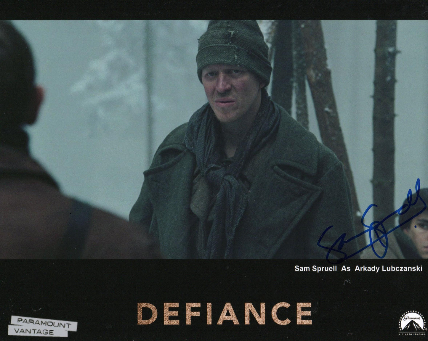 SAM SPRUELL SIGNED DEFIANCE 8X10 PHOTO