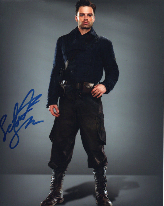 SEBASTIAN STAN SIGNED WINTER SOLDIER AVENGERS 8X10 PHOTO (3)