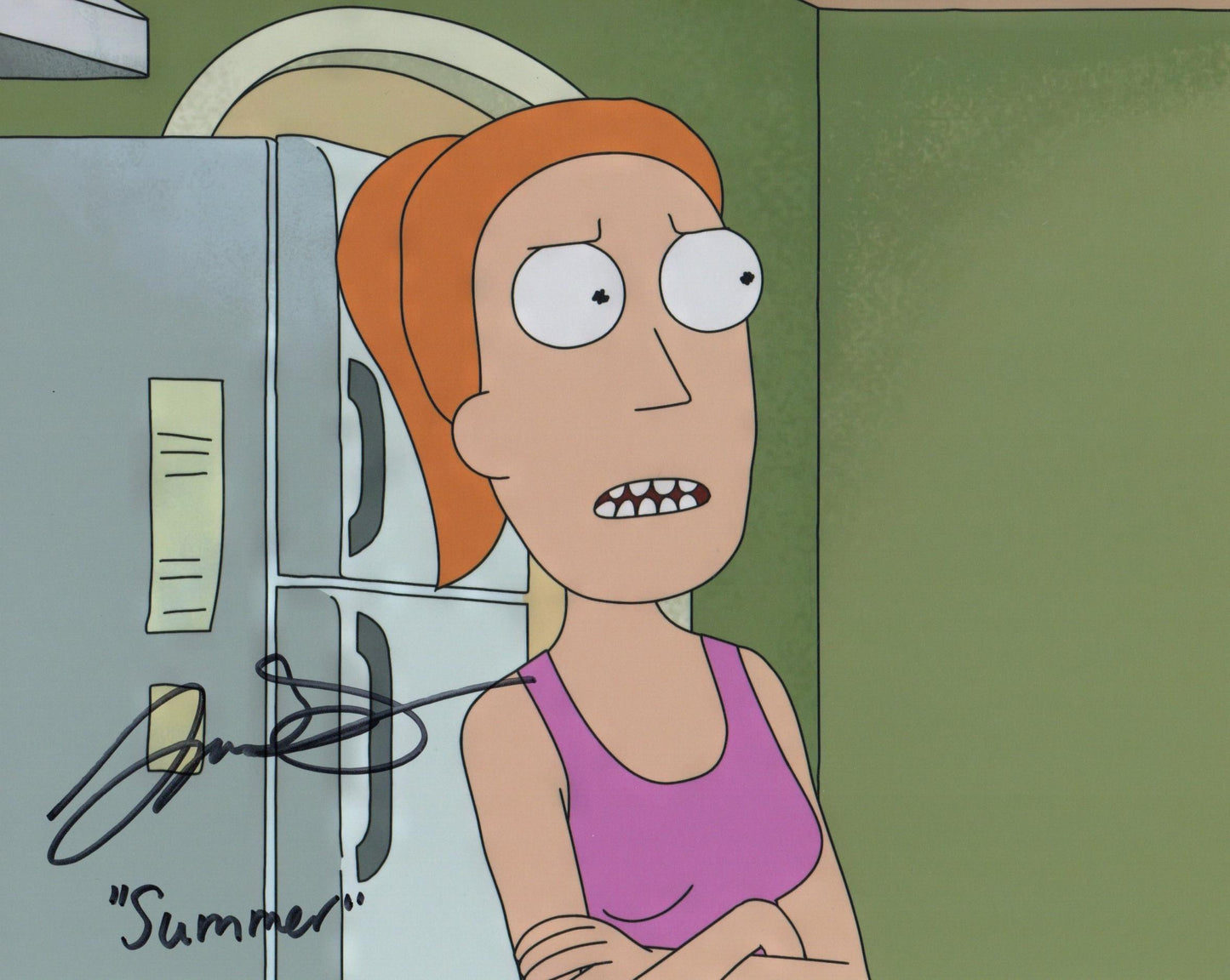 SPENCER GRAMMER SIGNED RICK AND MORTY 8X10 PHOTO (3)