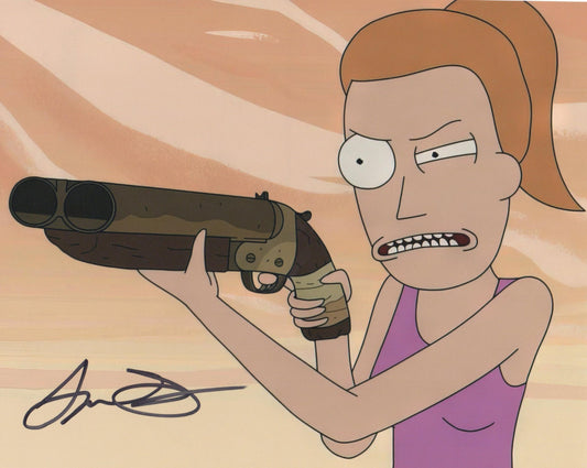 SPENCER GRAMMER SIGNED RICK AND MORTY 8X10 PHOTO (4)