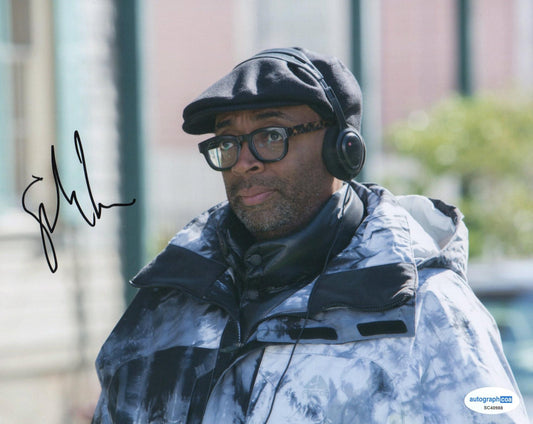 SPIKE LEE SIGNED 8X10 PHOTO (4) ALSO ACOA