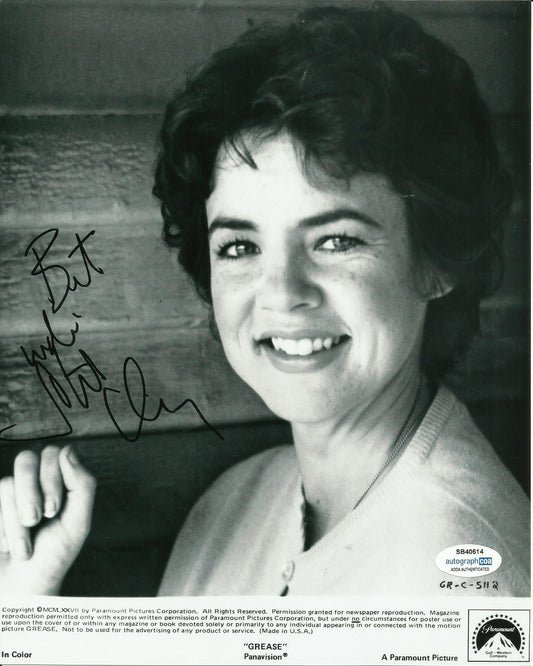 STOCKARD CHANNING SIGNED GREASE 10X8 PHOTO (1) ALSO ACOA CERTIFIED