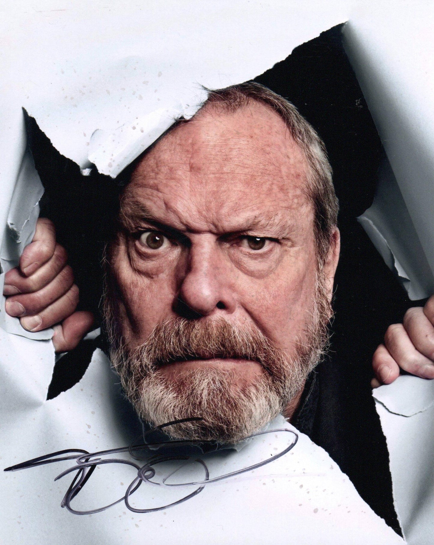 TERRY GILLIAM SIGNED 8X10 PHOTO (9)