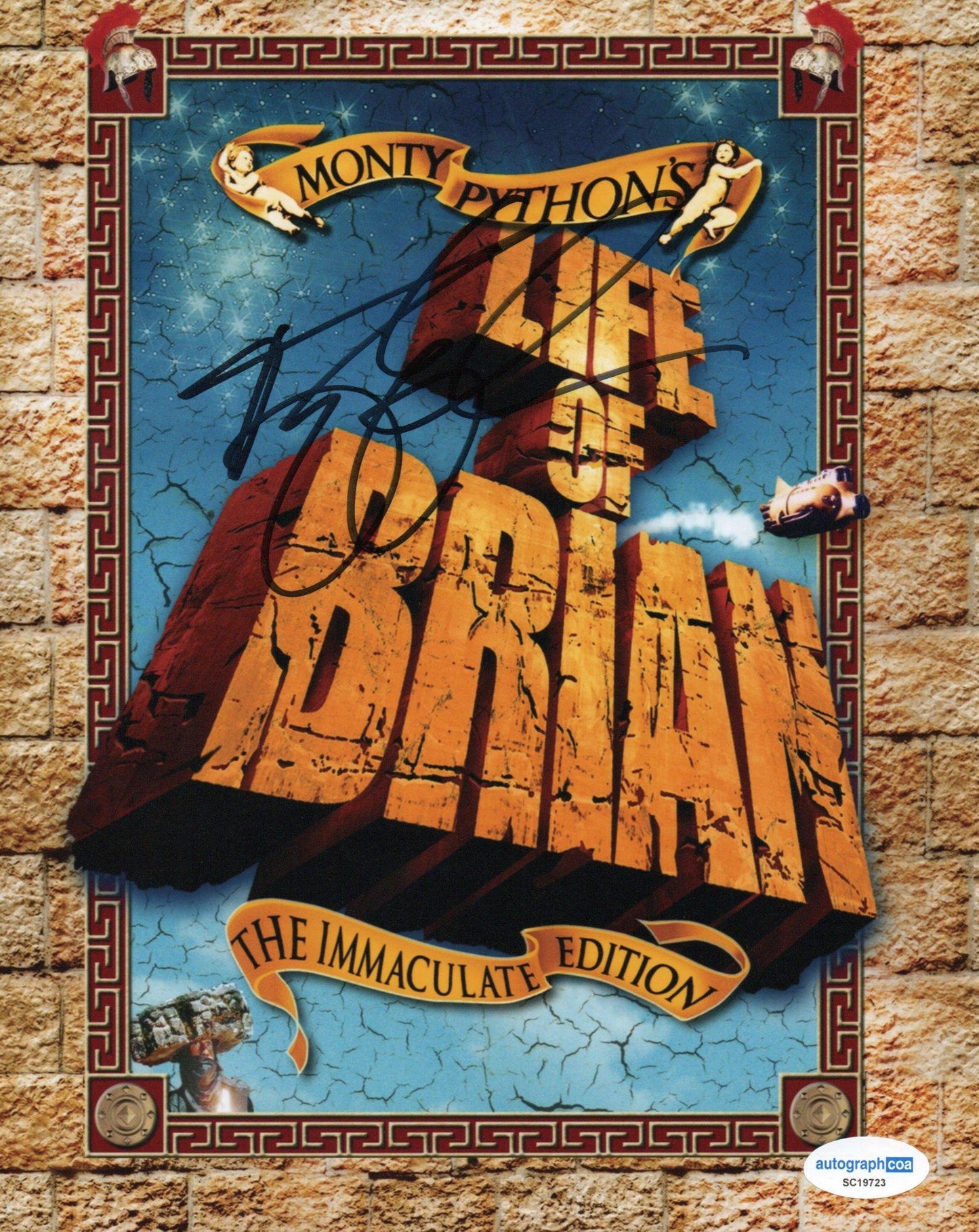 TERRY GILLIAM SIGNED LIFE OF BRIAN 8X10 PHOTO (3) ALSO ACOA