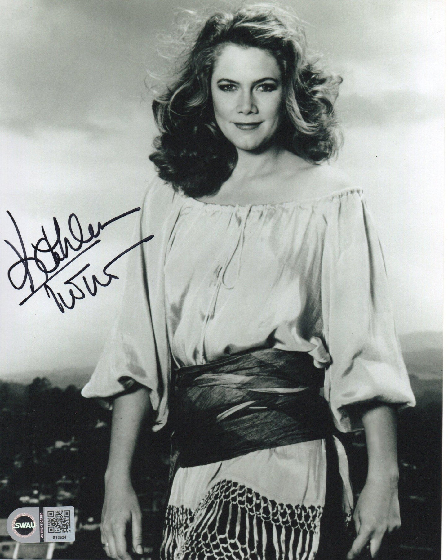 KATHLEEN TURNER SIGNED ROMANCING THE STONE 10X8 PHOTO (6) ALSO SWAU