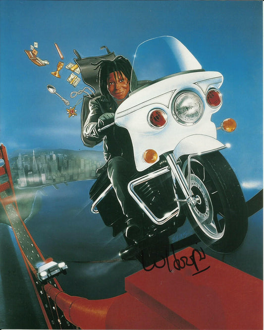 WHOOPI GOLDBERG SIGNED JUMPIN JACK FLASH 8X10 PHOTO (1)