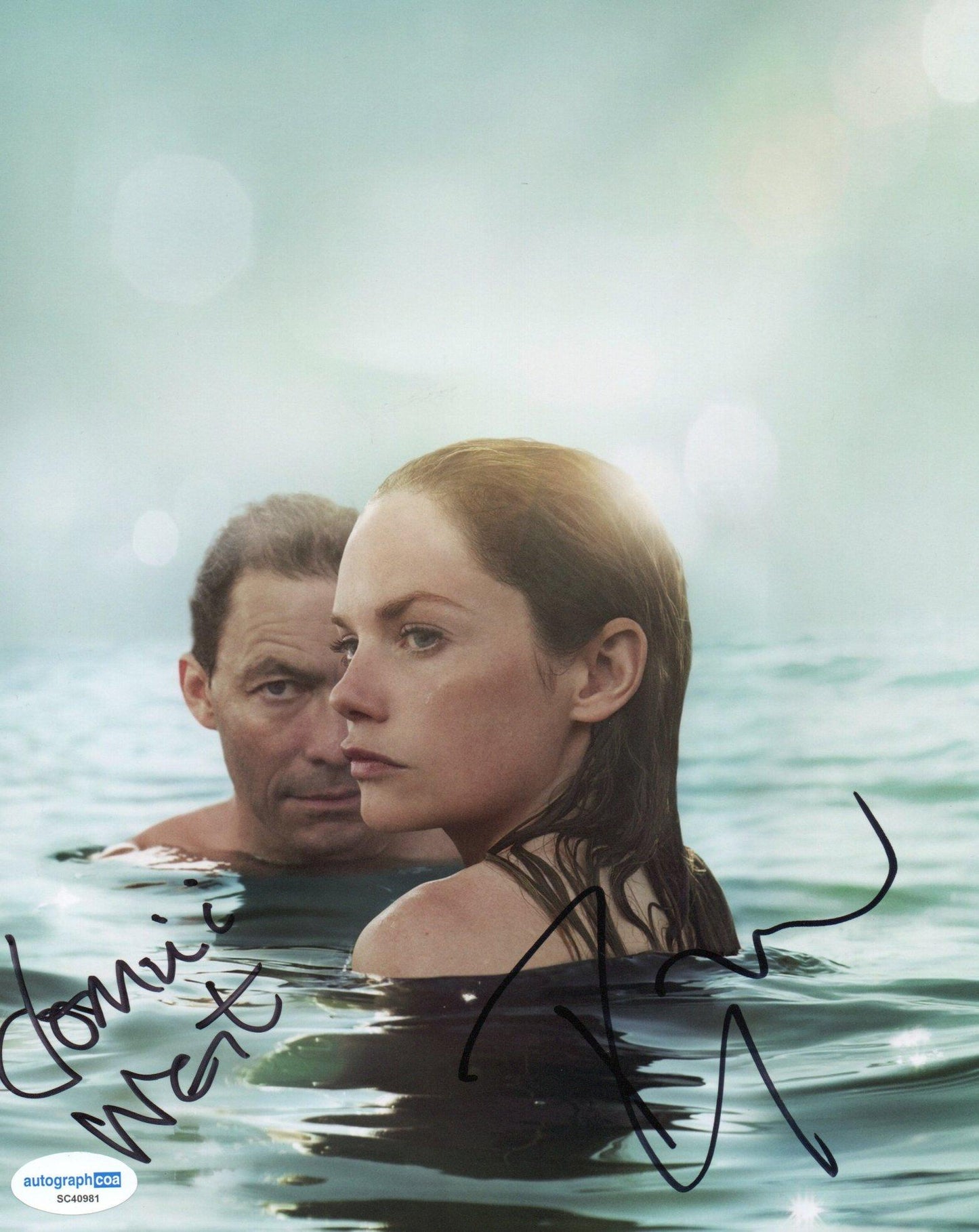 RUTH WILSON AND DOMINIC WEST SIGNED THE AFFAIR 10X8 PHOTO (2) ALSO ACOA