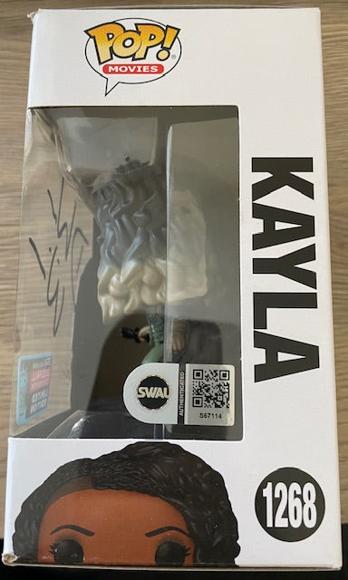 DEWANDA WISE SIGNED KAYLA JURASSIC WORLD FUNKO POP (1) ALSO SWAU