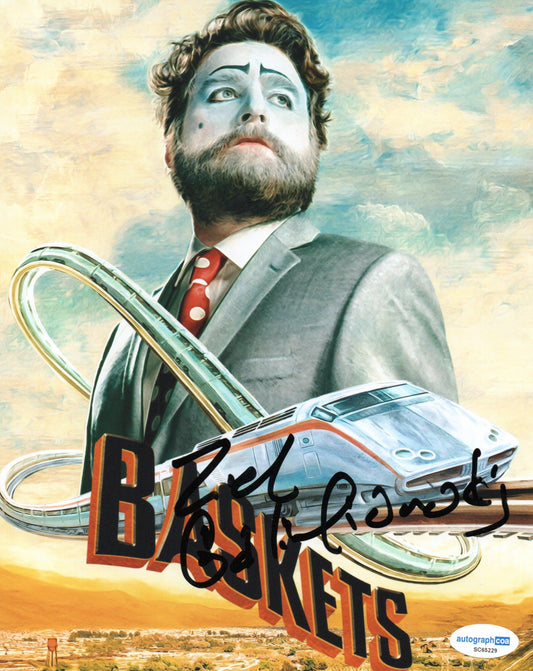 ZACH GALIFIANAKIS SIGNED BASKETS 8X10 PHOTO ALSO ACOA (1)