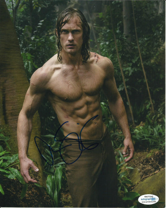 ALEXANDER SKARSGARD SIGNED TARZAN 8X10 PHOTO (1) ALSO ACOA
