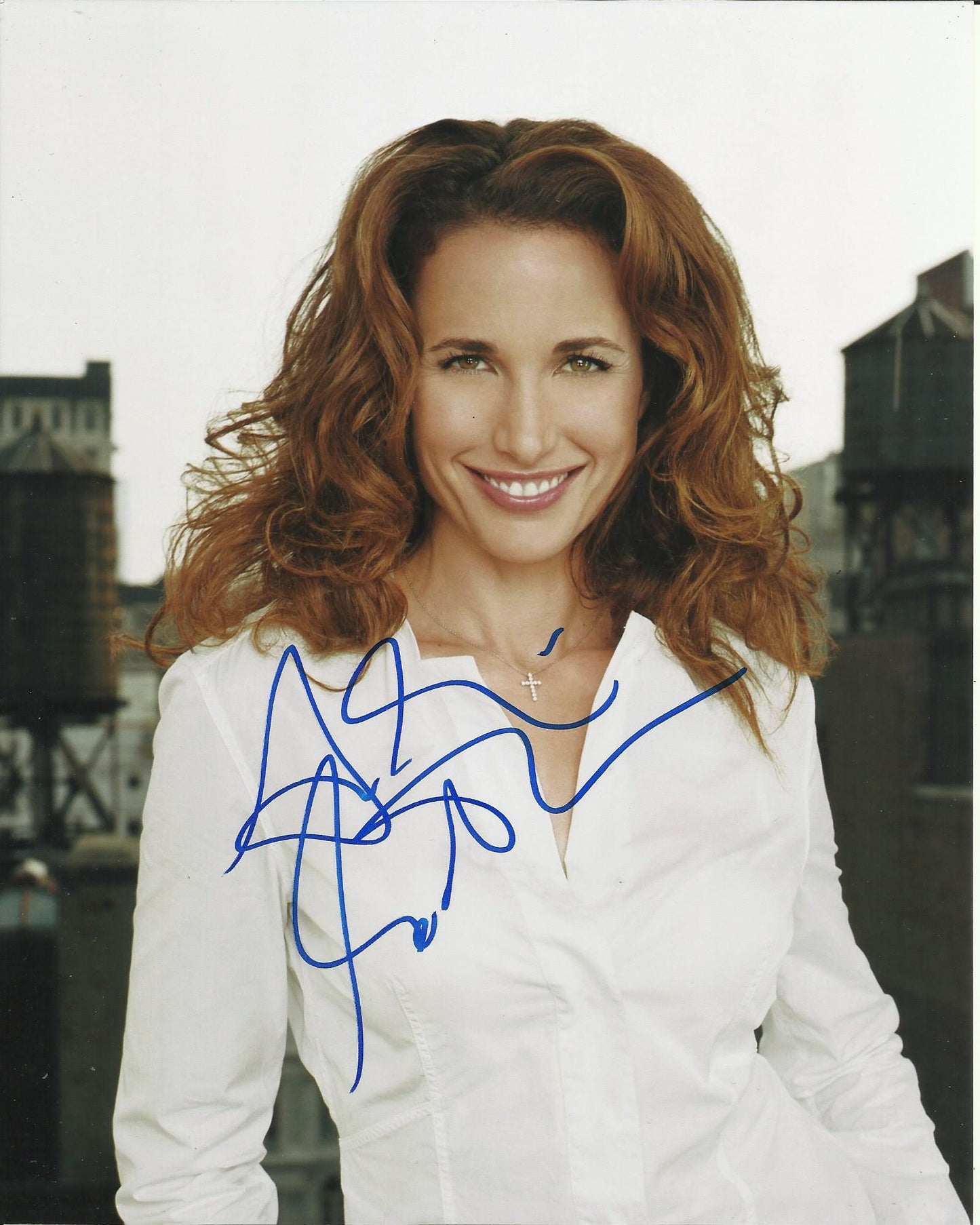 ANDIE MacDOWELL SIGNED SEXY 10X8 PHOTO (6)