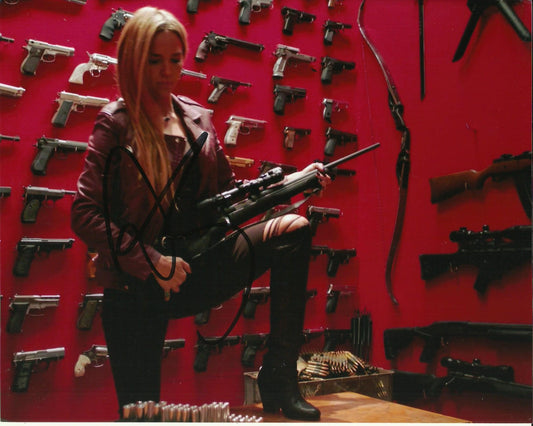 ARIELLE KEBBEL SIGNED SEXY MIDNIGHT TEXAS 10X8 PHOTO