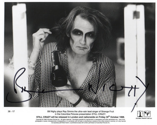 BILL NIGHY SIGNED STILL CRAZY 8X10 PHOTO (1)
